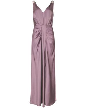Dante 6 Kleedjes ,Roze ,Polyester Marcia Maxi Jurk - Paars