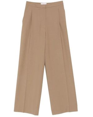 Lardini Wide Trousers - Natural