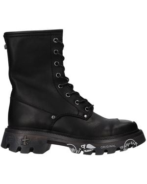 Premiata Lace-Up Boots - Black