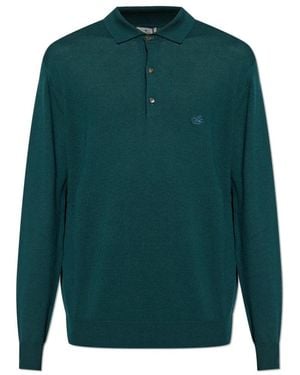 Etro V-Neck Knitwear - Green