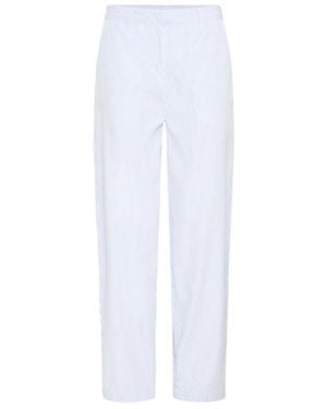 Ichi Straight Trousers - Blanco