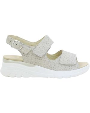 Waldläufer Schoenen ,Ivy Sleehak Sandaal - Wit