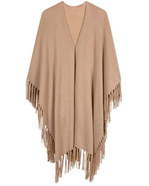 Luisa Cerano Jassen ,Wol Cape - Naturel