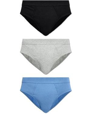 Moschino Dreierpackung Baumwollslips - Blau