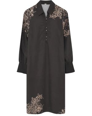 GUSTAV Kleedjes ,Zwart ,Shirt Dress