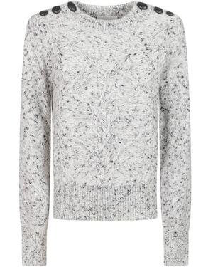Isabel Marant Round-Neck Knitwear - Gris