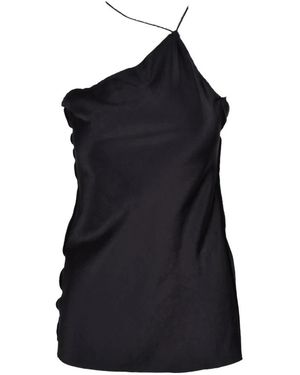Erika Cavallini Semi Couture Sleeveless Tops - Black
