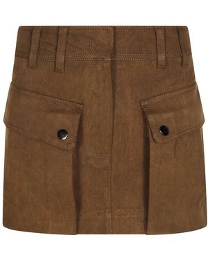 ANDAMANE Rokken ,Bruin ,Korte Mini Rok