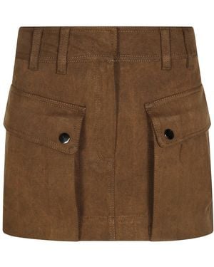 ANDAMANE Short Skirts - Brown