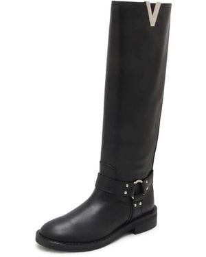 Via Roma 15 High Boots - Black