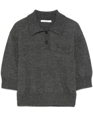 Givenchy Round-Neck Knitwear - Gray