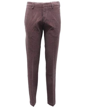 Michael Coal Slim-Fit Trousers - Purple