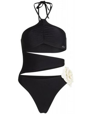 KARL LAGERFELD Badmode ,Zwart ,Dna Flower Swimsuit