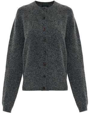 A.P.C. Truien & Vesten ,Grijs ,Wol Wool Cardigan