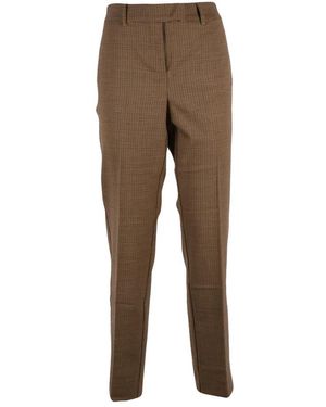 Marella Straight Trousers - Marrone