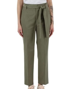 Liu Jo Straight Trousers - Verde