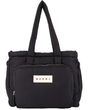 Marni Tote Bags - Black