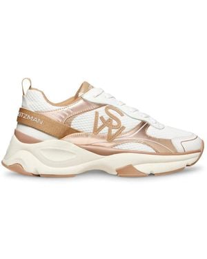 Stuart Weitzman Schoenen ,Leer Sw Trainer - Naturel