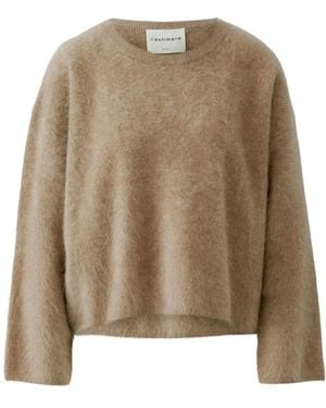 Ouí Rundhals-Strickpullover - Natur