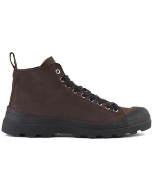 Pànchic Suede Cerato Ebano Stylischer Schuh - Schwarz