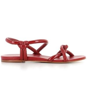 Roberto Del Carlo Flat Sandals - Red