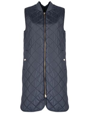 Geox Straight Zip Vest - Blau