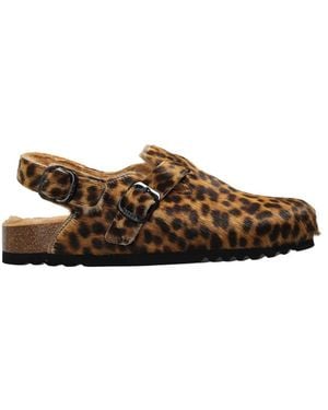 Scholl Fae Backstrap Fur - Braun