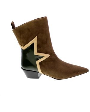 Marc Ellis Botines De Ante Con Detalles De Estrellas, Mujer, Talla - Marrón