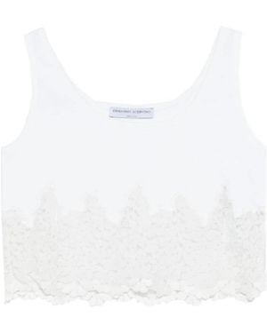 Ermanno Scervino Sleeveless Tops - White