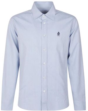 Prada Overhemden ,Blauw ,Katoen Cotton Shirt