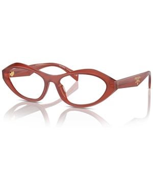 Prada Cat-Eye Acetaat Frame - Rood
