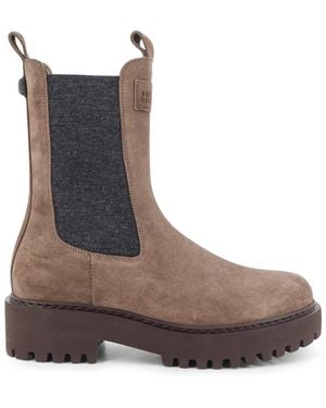 Brunello Cucinelli Chelsea Boots - Marrón