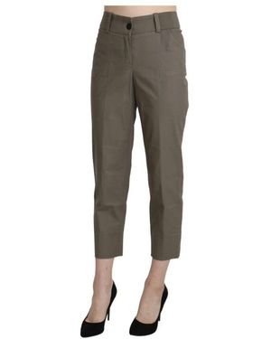 Bencivenga Cropped Trousers - Gris