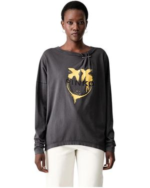 Pinko Long Sleeve Tops - Negro