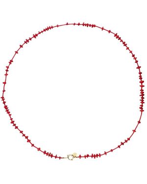 BONNIE STUDIOS Accessoires ,Rood ,Beads Shell Necklace