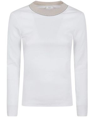 Peserico Long Sleeve Tops - Blanco