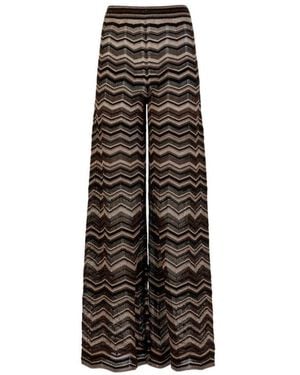 D.exterior Wide Trousers - Black