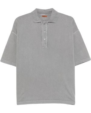 Barena Polo Mezza Manica Con Colletto - Grijs