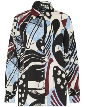 Marella Satin Light Shirt 365 Ball Machine - Zwart