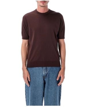 John Smedley Trui Met Ronde Hals - Rood