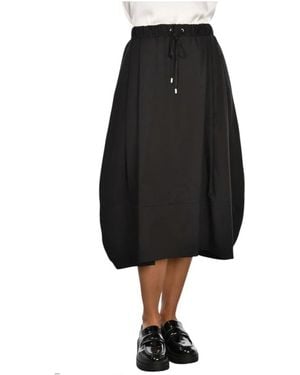 Gran Sasso Midi Skirts - Black