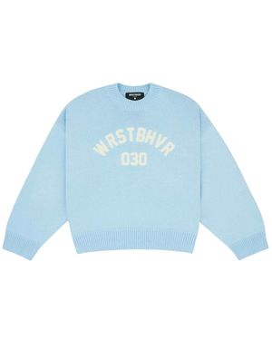 WRSTBHVR Round-Neck Knitwear - Azul