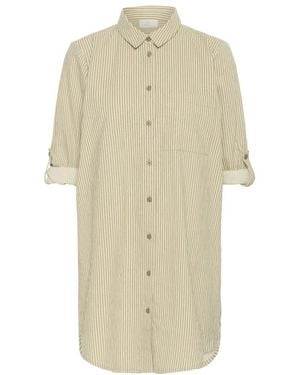 Kaffe Shirt Dresses - Neutro