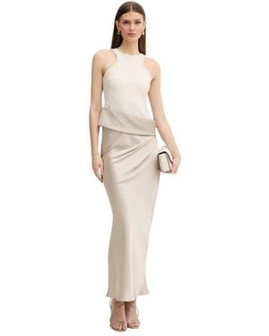 Patrizia Pepe Maxi Dresses - Neutro