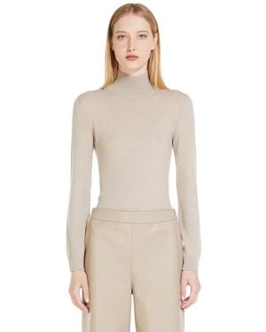 Weekend by Maxmara Truien & Vesten ,Wol Pullover Met Col - Naturel