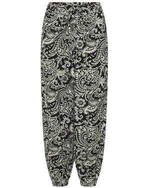 Kaffe Tapered Trousers - Grigio