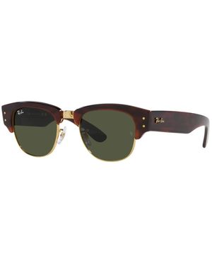 Ray-Ban Mega Clubmaster Zonnebril Tortoise - Bruin