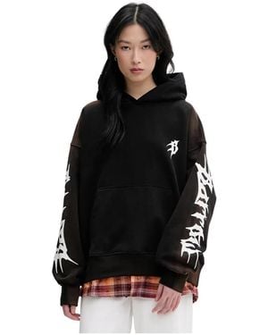 Barrow Hoodies & Sweatvesten ,Zwart ,Katoen Katoenen Hoodie Met Logoprint