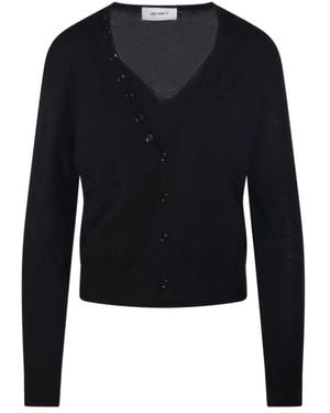 Lisa Yang V-Neck Knitwear - Negro