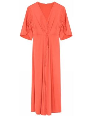 GUSTAV Wrap Dresses - Rouge